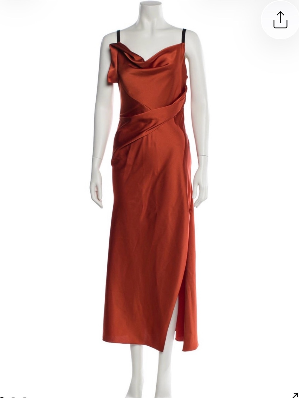 JASON WU Rust Dress 4